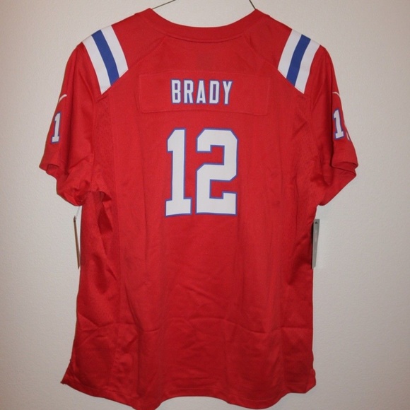 tom brady red throwback jersey